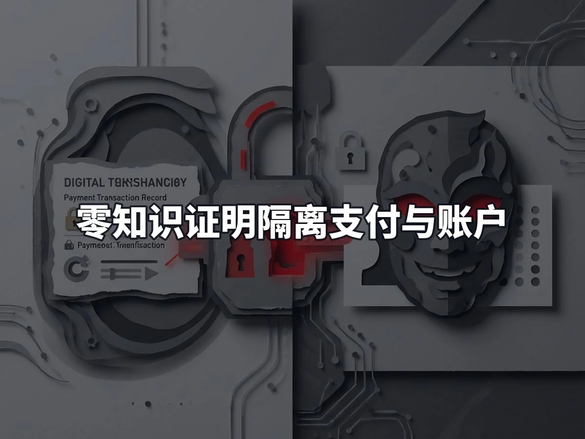 零知识证明隔离支付与账户