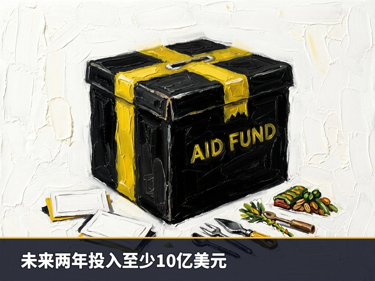 未来两年投入至少10亿美元