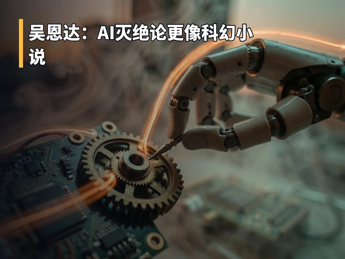 吴恩达：AI灭绝论更像科幻小说
