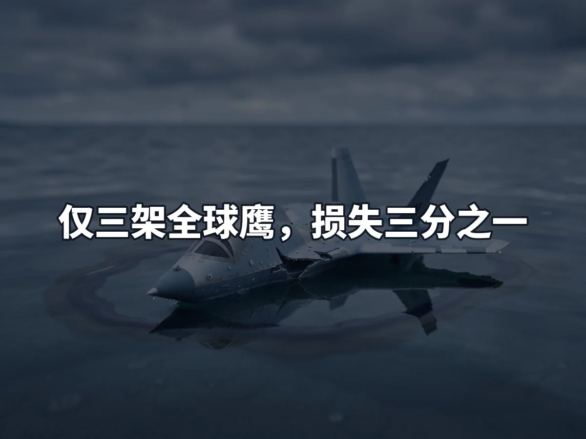 仅三架全球鹰，损失三分之一