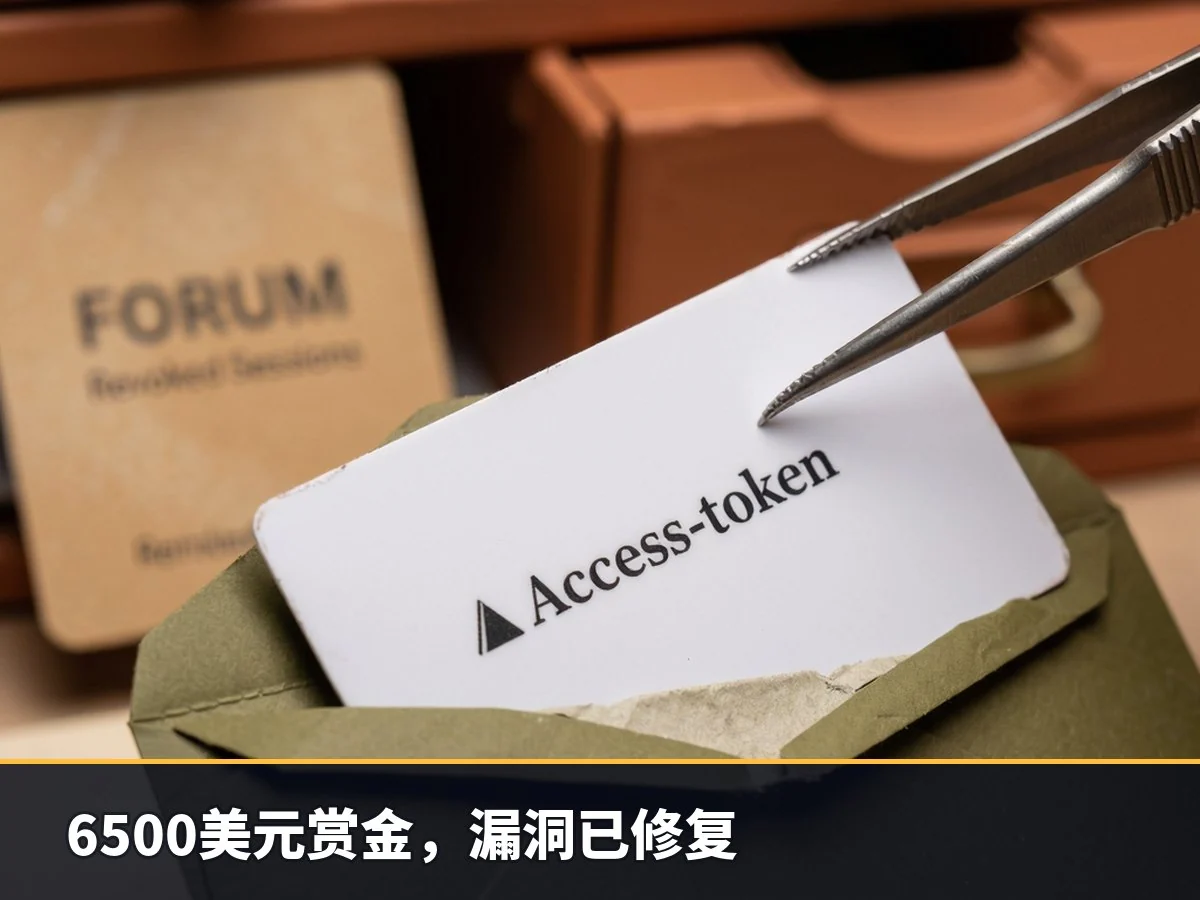 6500美元赏金,漏洞已修复