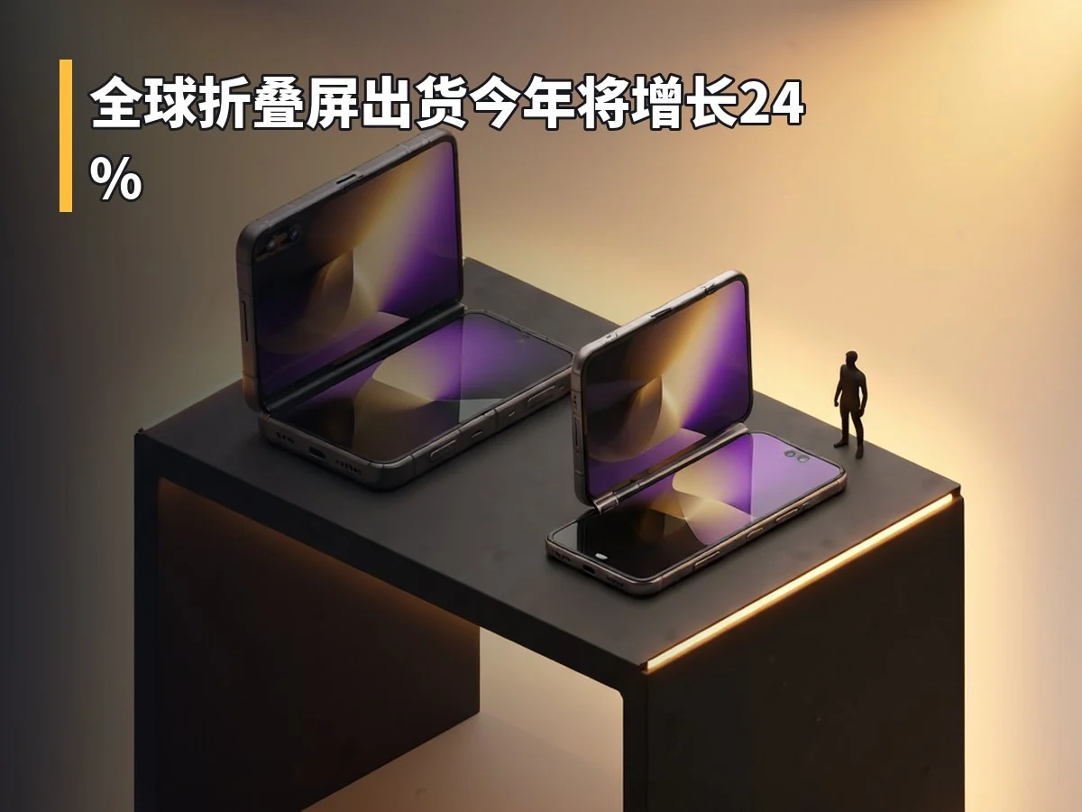 全球折叠屏出货今年将增长24%