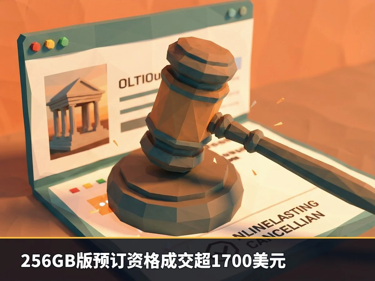 256GB版预订资格成交超1700美元