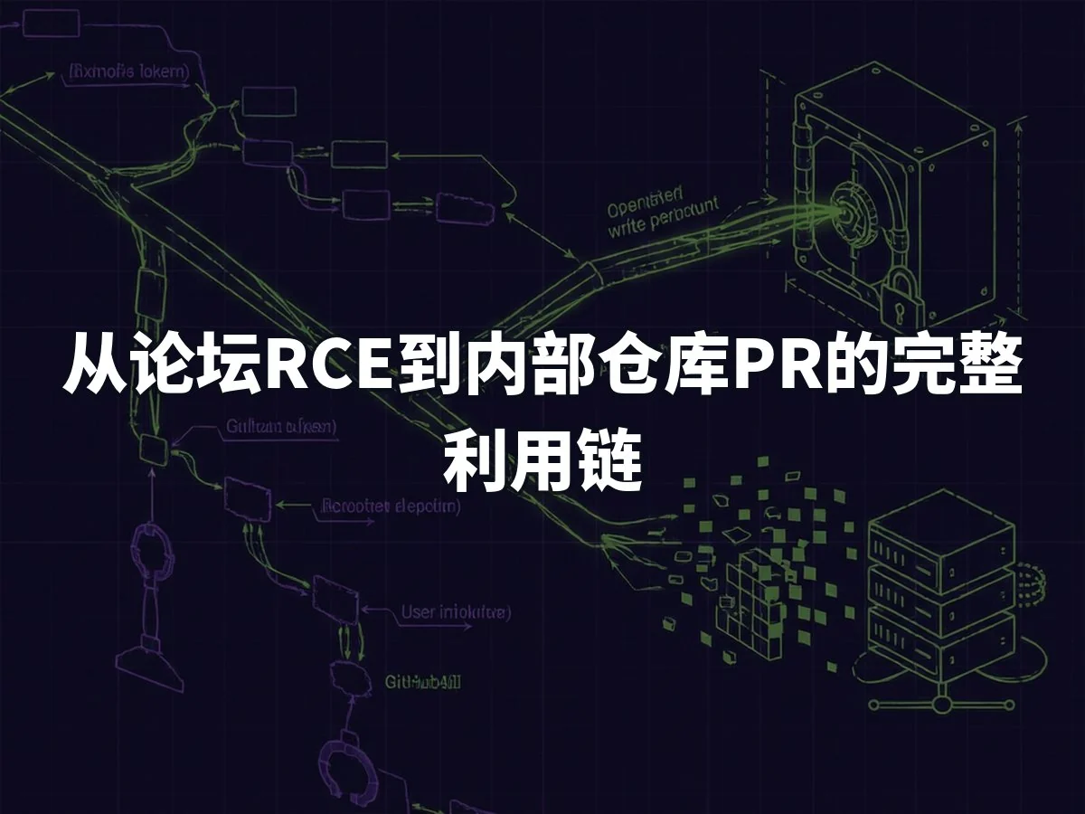 从论坛RCE到内部仓库PR的完整利用链