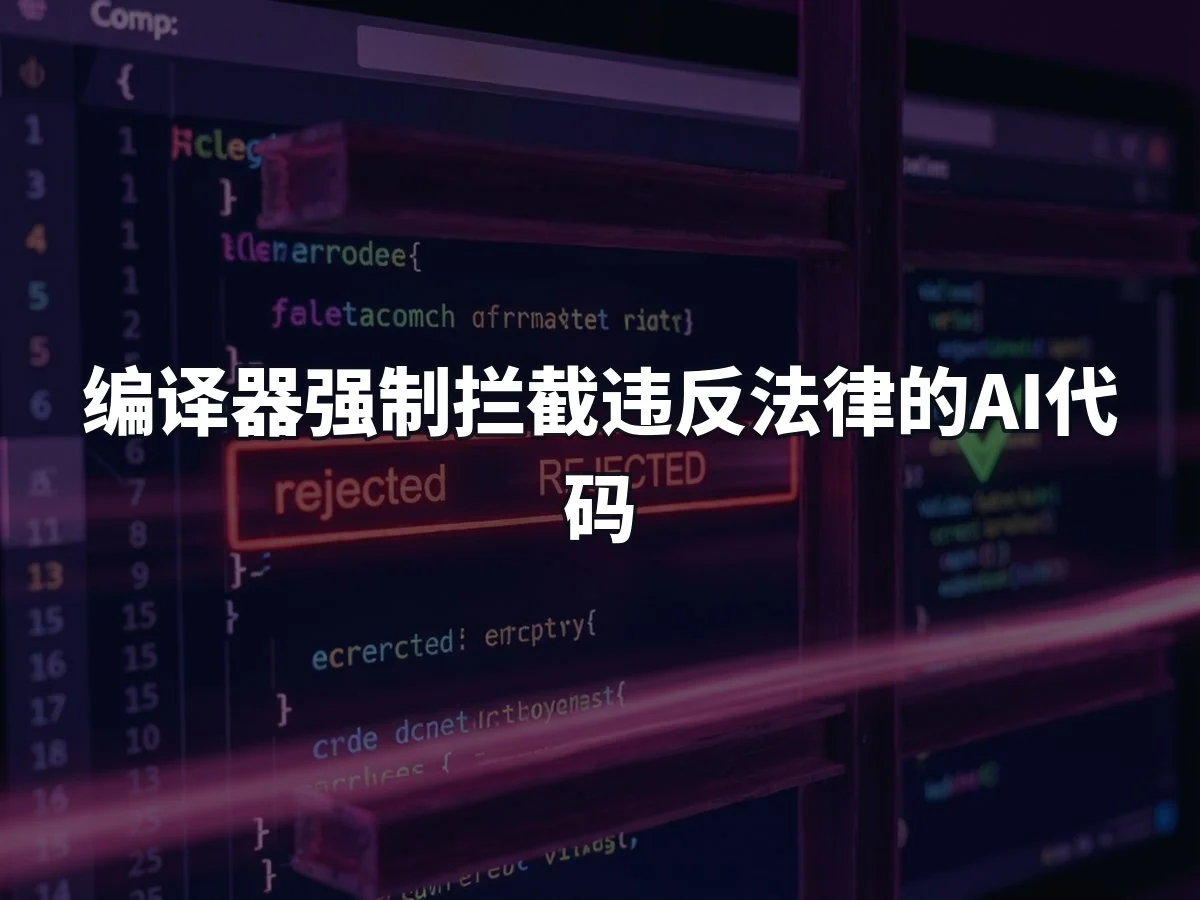 编译器强制拦截违反法律的AI代码