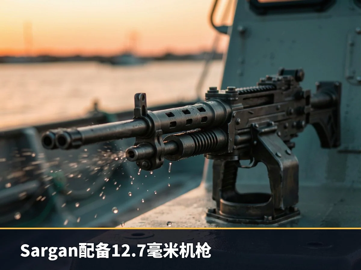 Sargan配备12.7毫米机枪