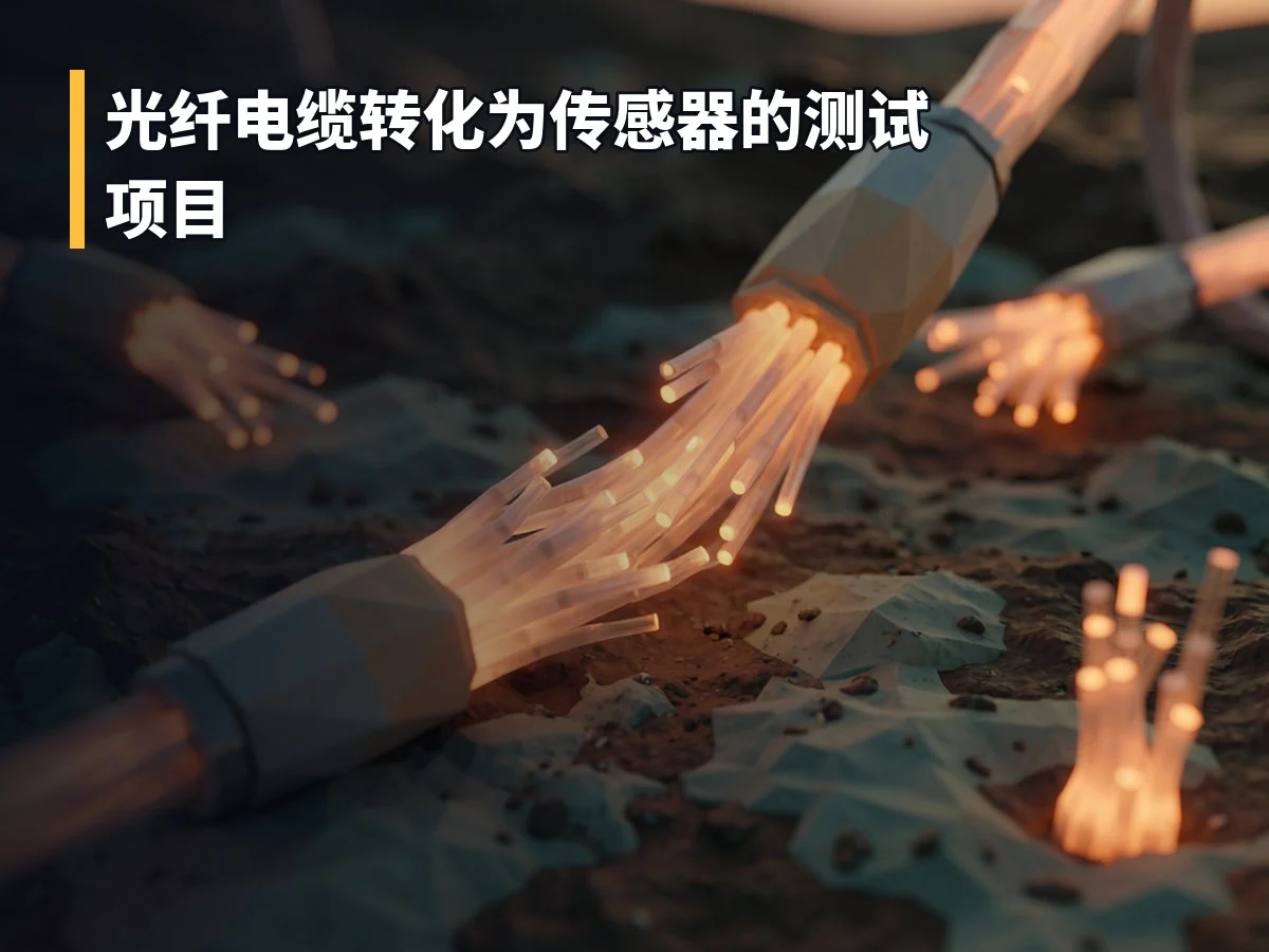 光纤电缆转化为传感器的测试项目