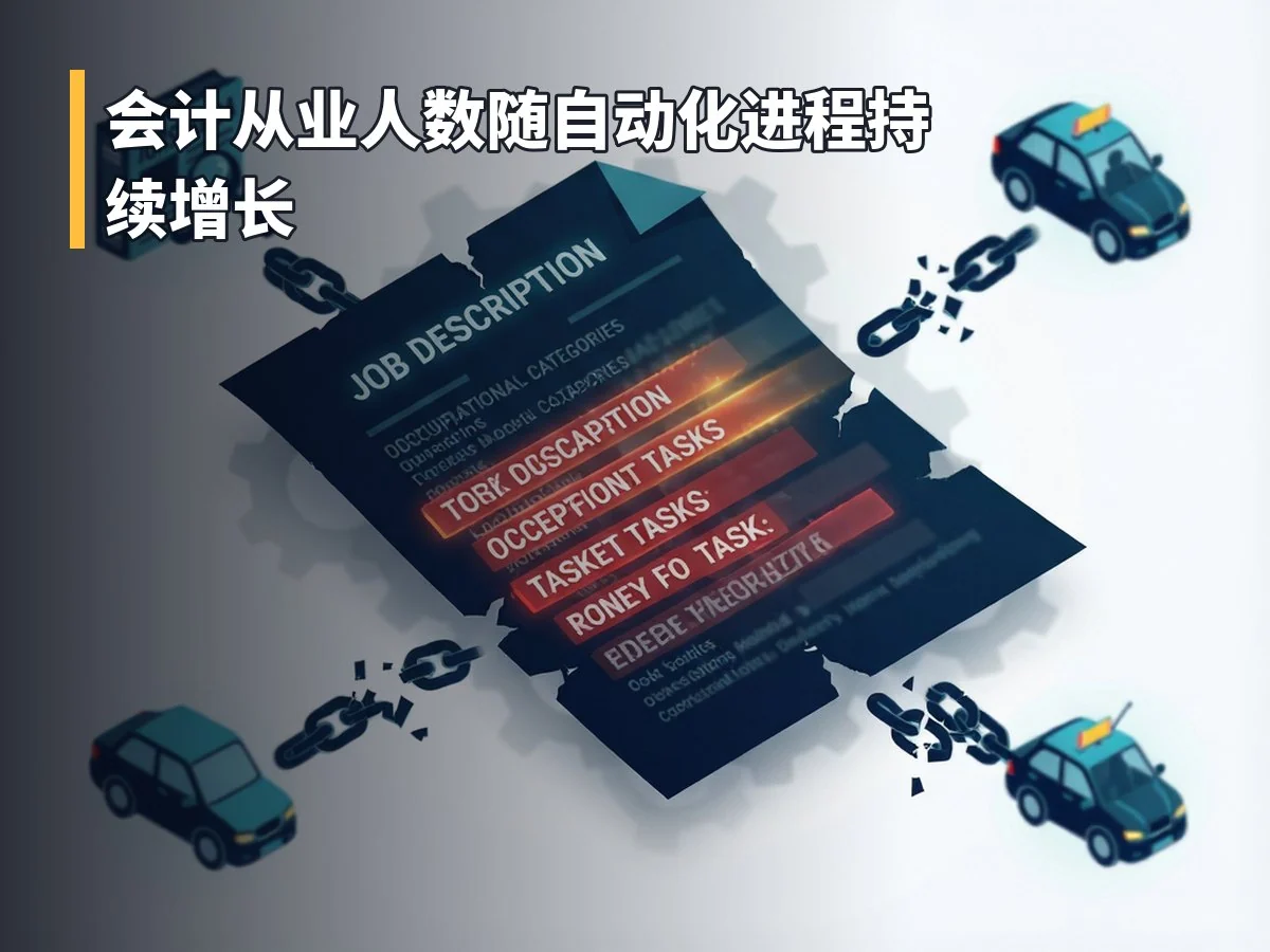 会计从业人数随自动化进程持续增长