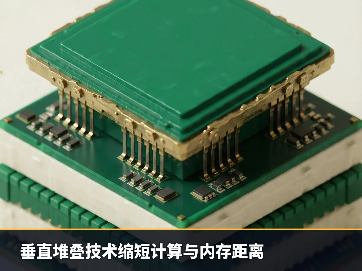 垂直堆叠技术缩短计算与内存距离