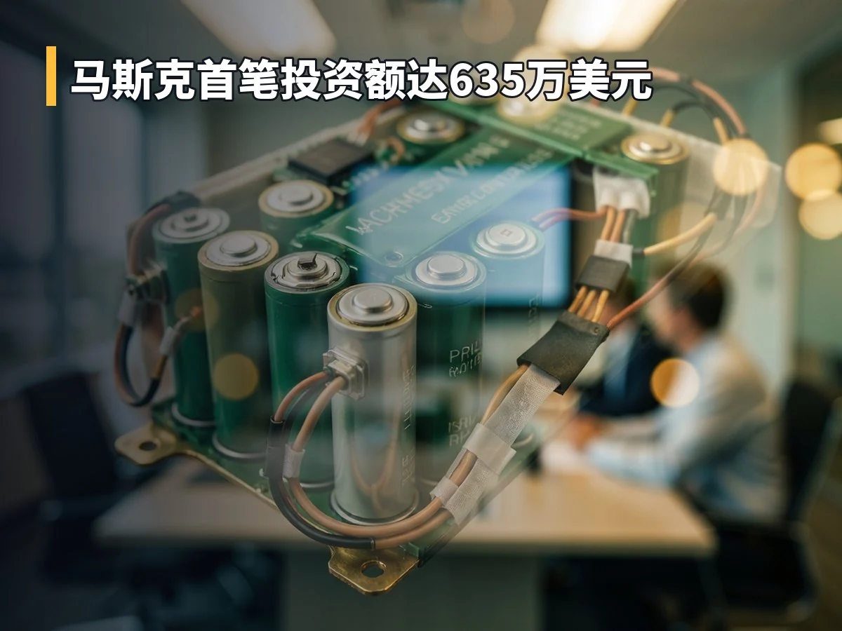 马斯克首笔投资额达635万美元