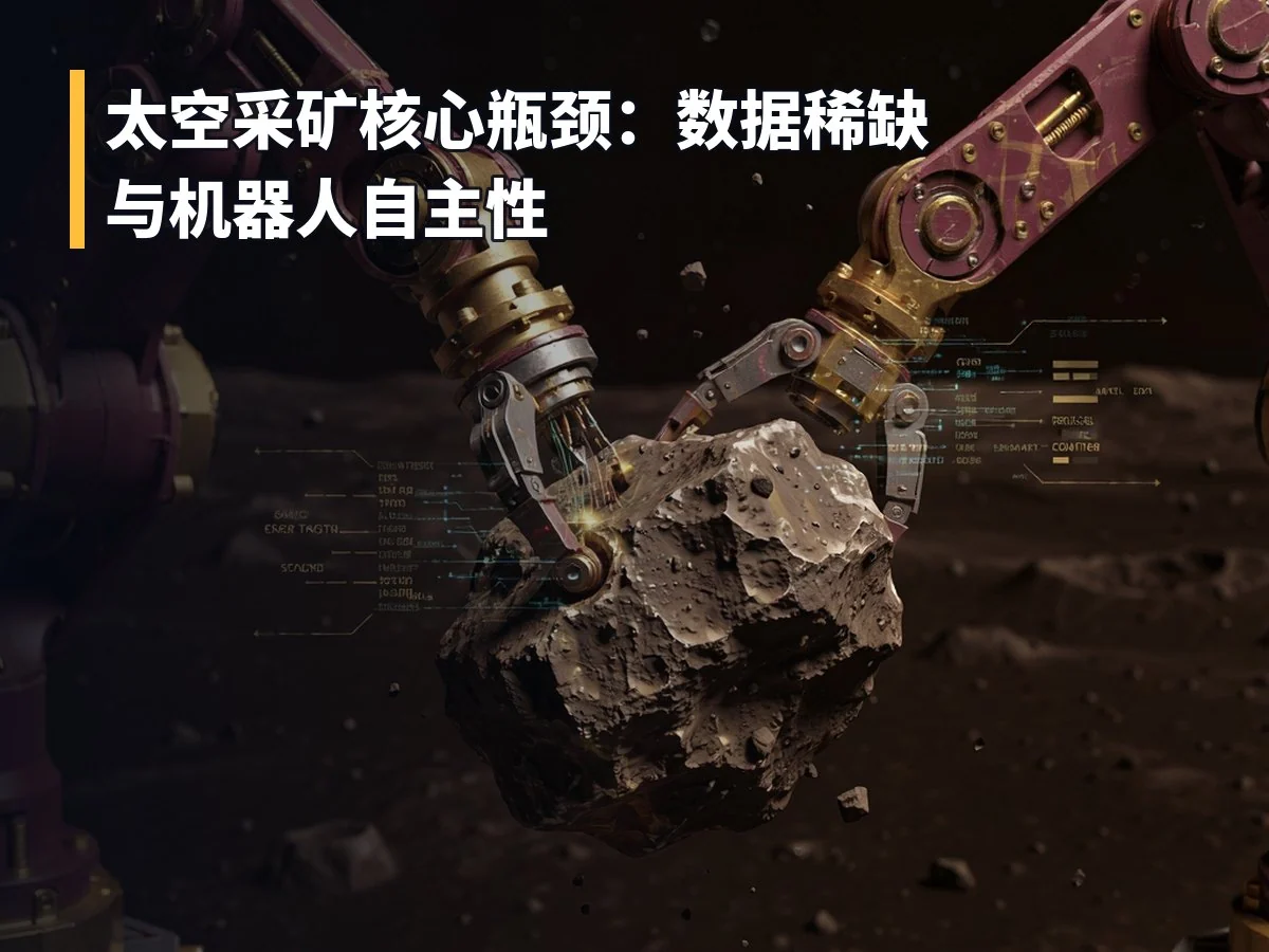 太空采矿核心瓶颈：数据稀缺与机器人自主性
