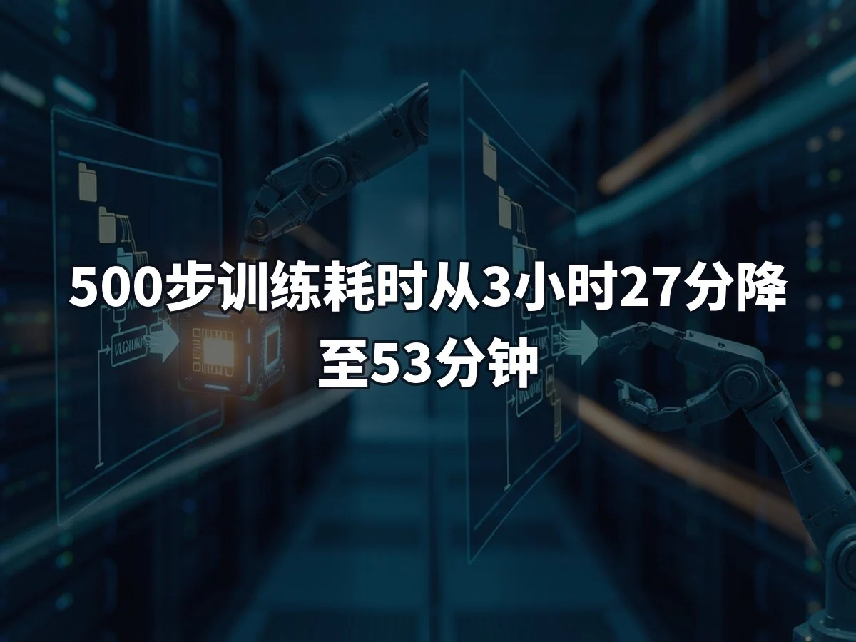500步训练耗时从3小时27分降至53分钟