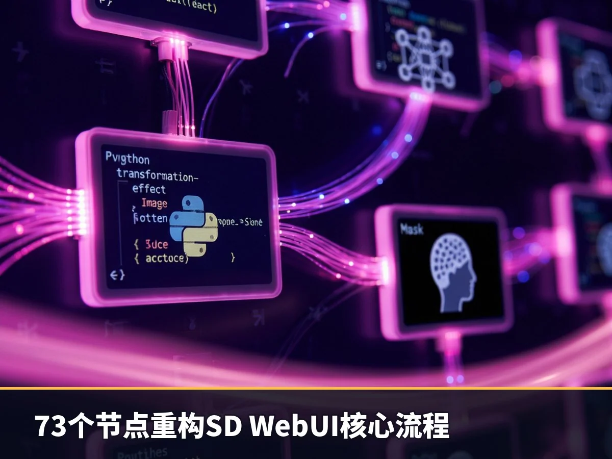73个节点重构SD WebUI核心流程