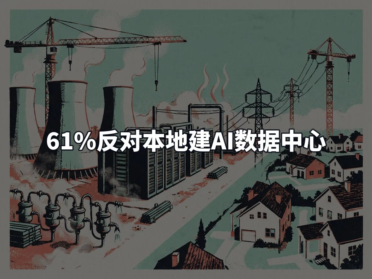 61%反对本地建AI数据中心