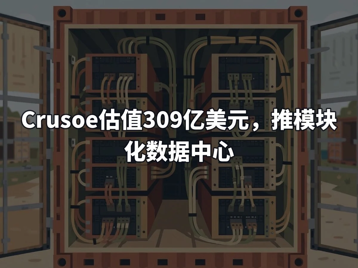 Crusoe估值309亿美元，推模块化数据中心