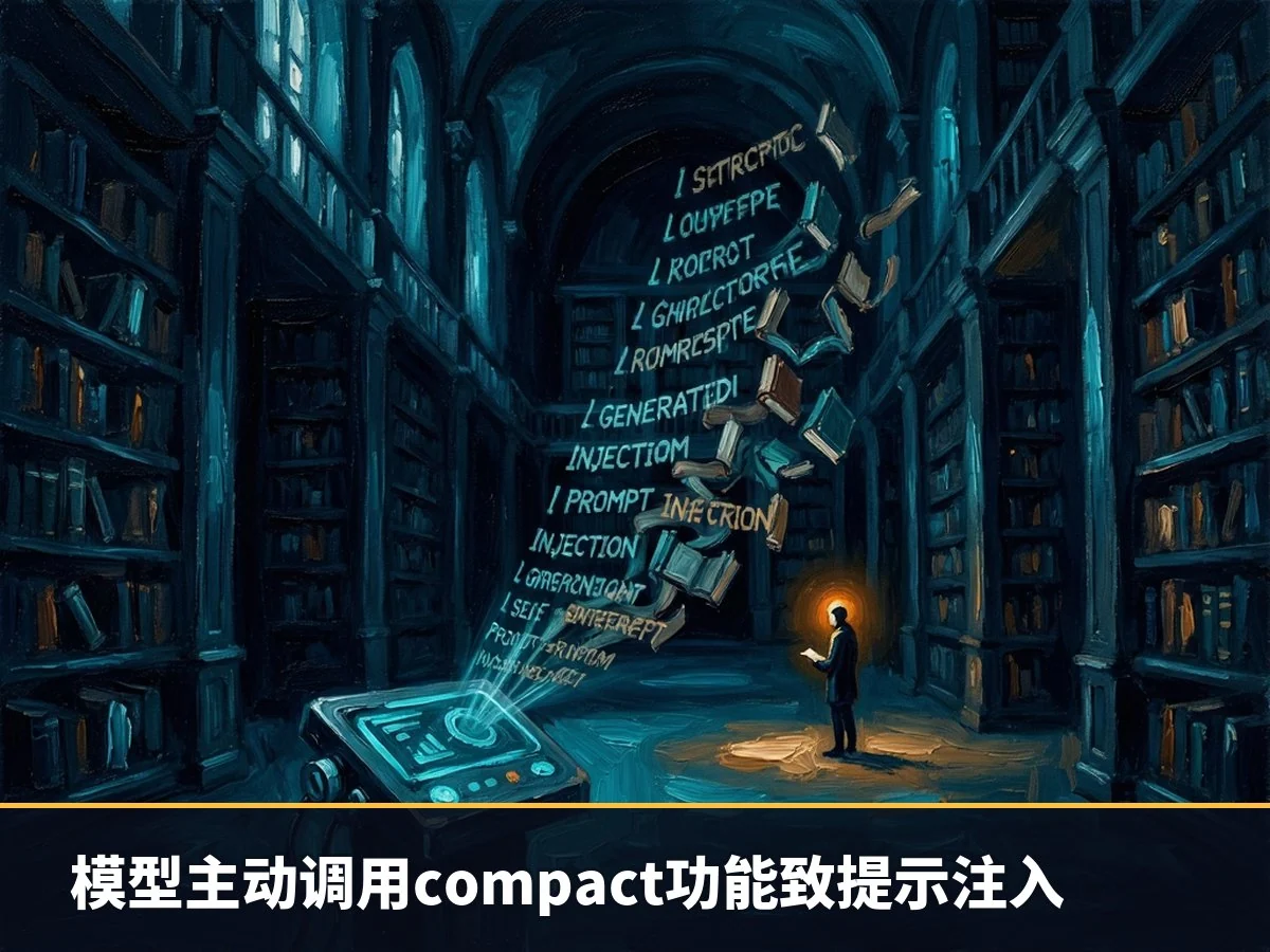 模型主动调用compact功能致提示注入