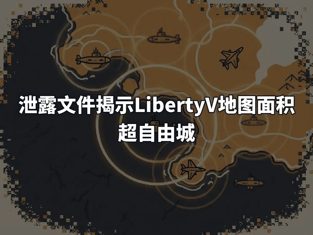 泄露文件揭示LibertyV地图面积超自由城