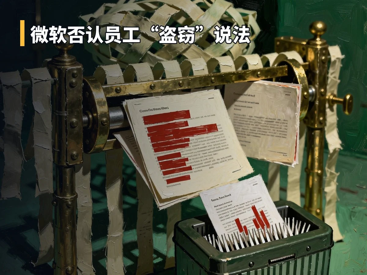 微软否认员工“盗窃”说法