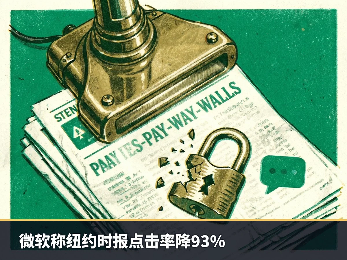 微软称纽约时报点击率降93%