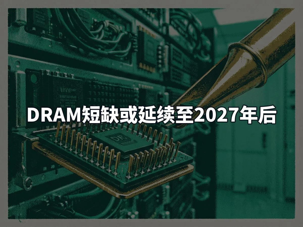 DRAM短缺或延续至2027年后