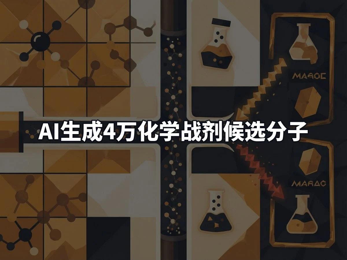 AI生成4万化学战剂候选分子