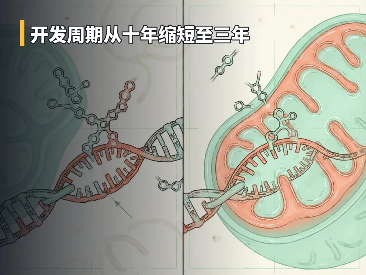 开发周期从十年缩短至三年