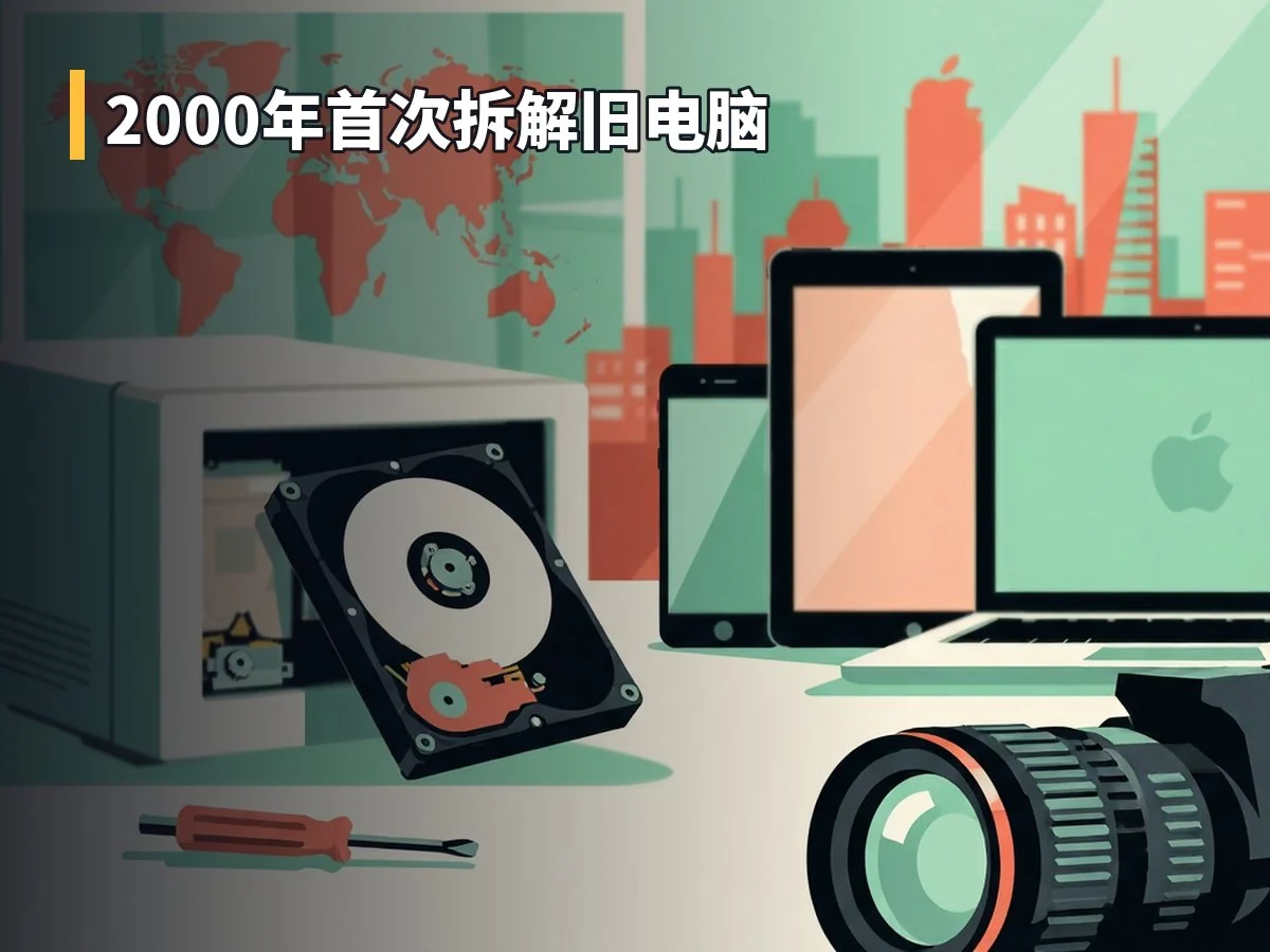 2000年首次拆解旧电脑