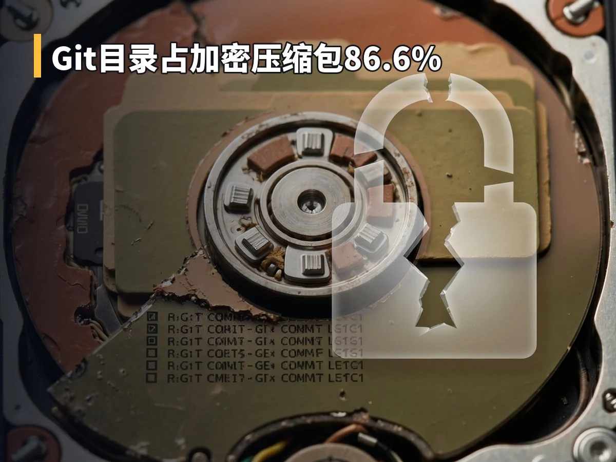Git目录占加密压缩包86.6%