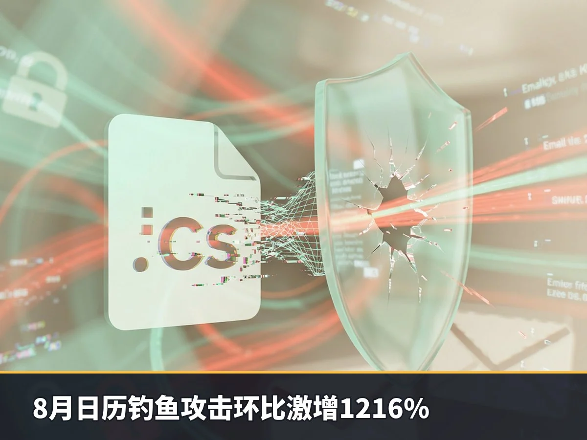 8月日历钓鱼攻击环比激增1216%
