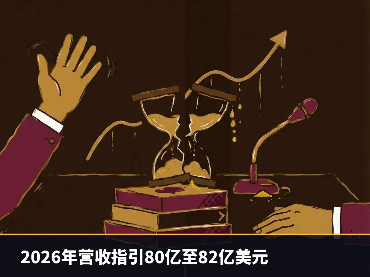 2026年营收指引80亿至82亿美元