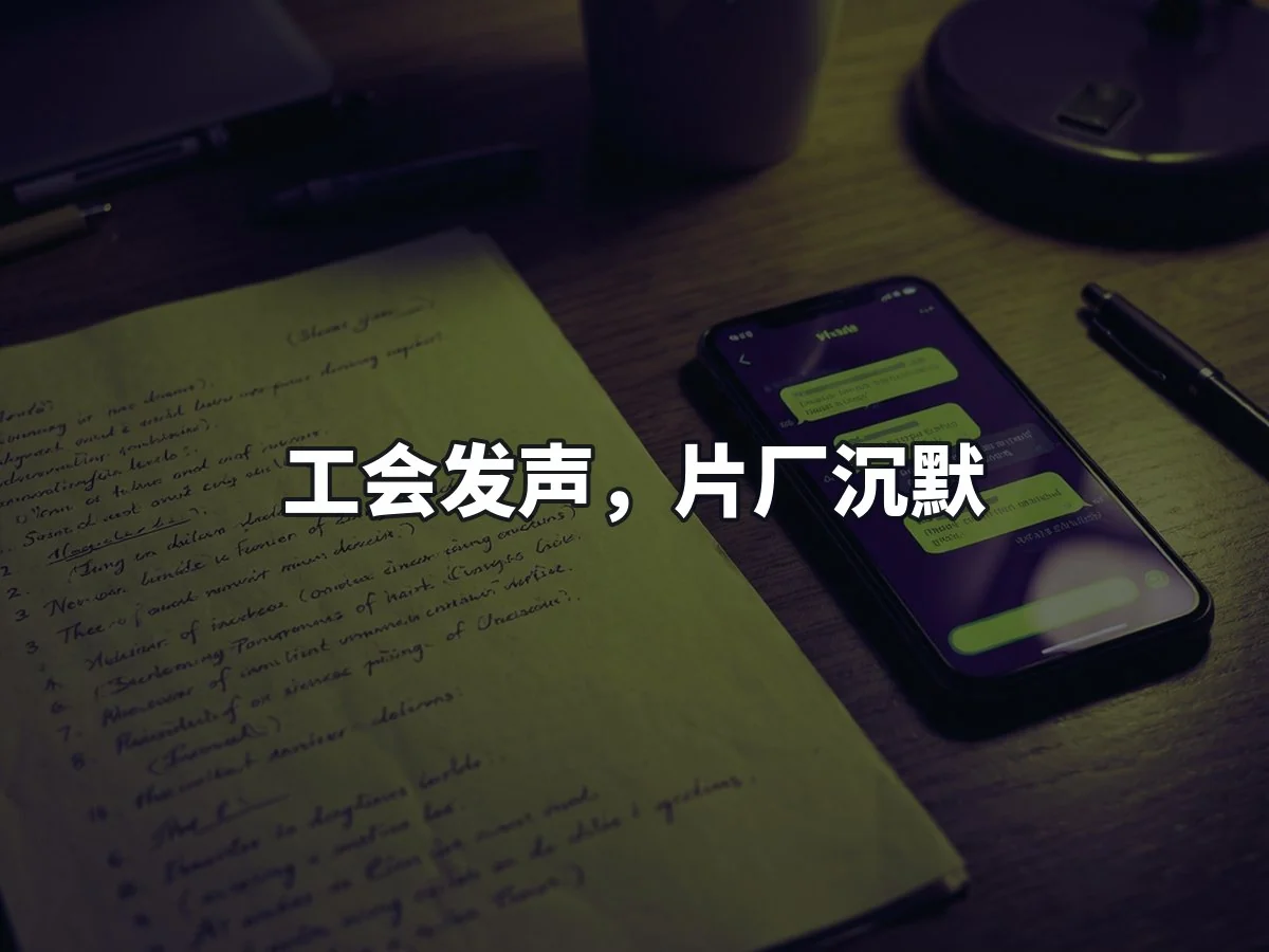 工会发声,片厂沉默