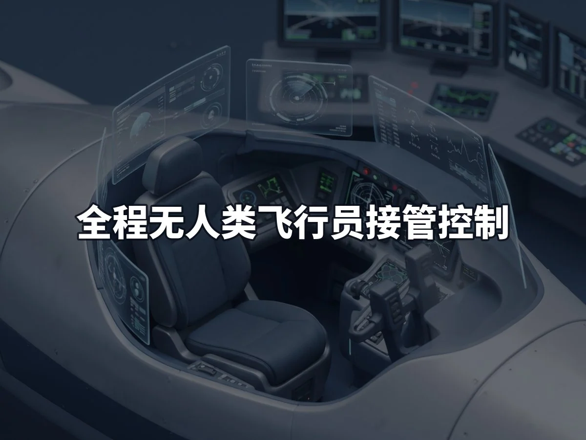 全程无人类飞行员接管控制