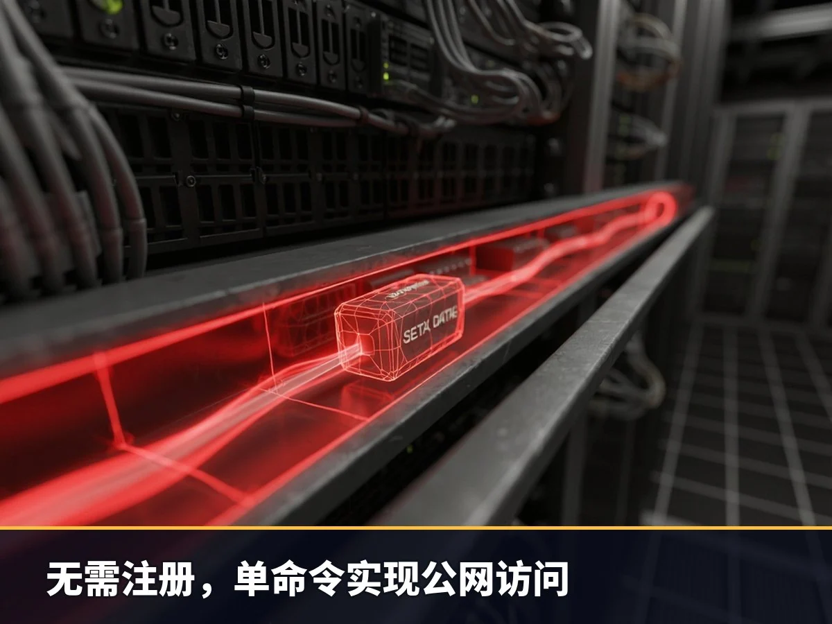 无需注册,单命令实现公网访问