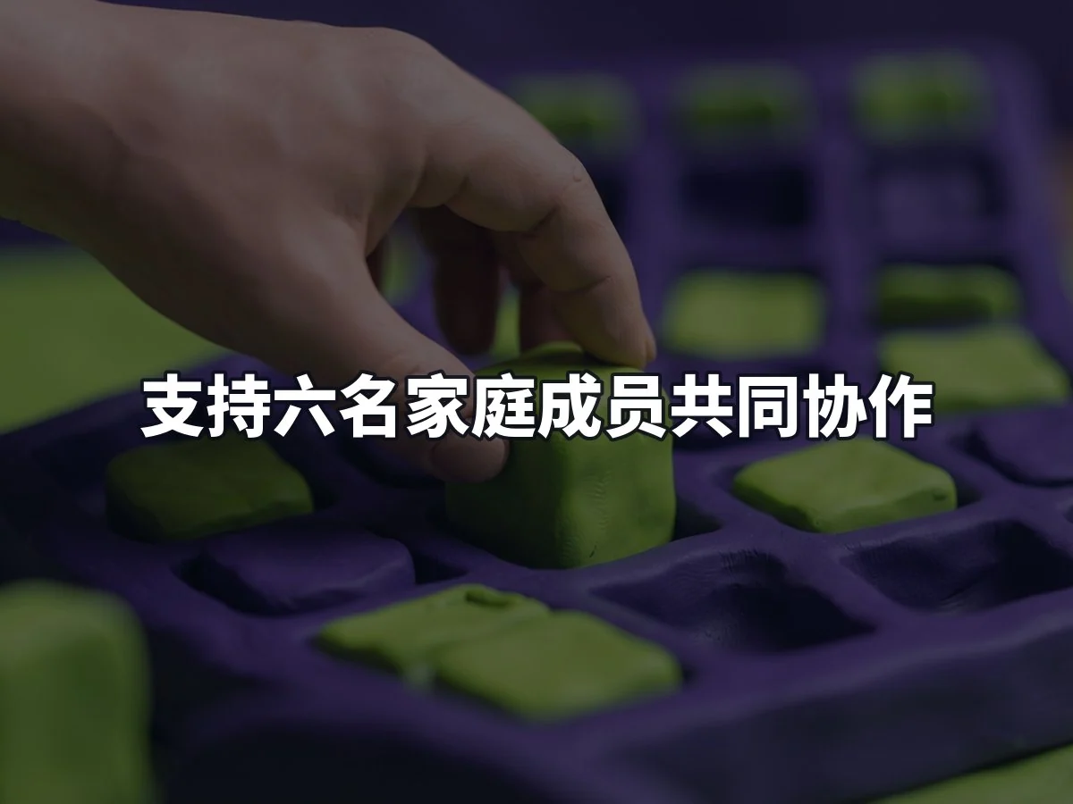 支持六名家庭成员共同协作