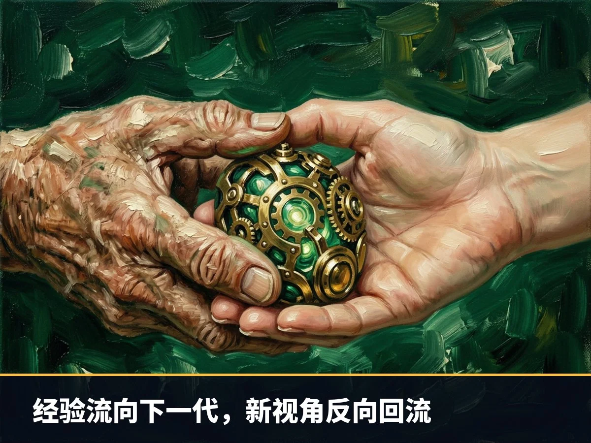 经验流向下一代,新视角反向回流