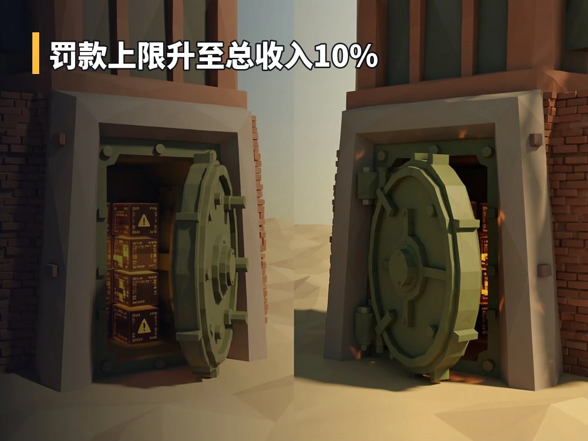 罚款上限升至总收入10%
