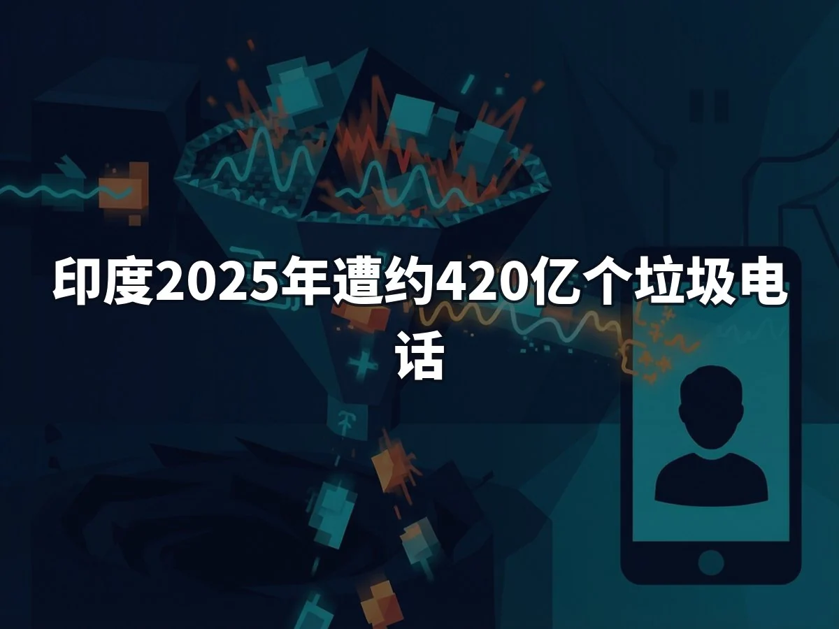 印度2025年遭约420亿个垃圾电话
