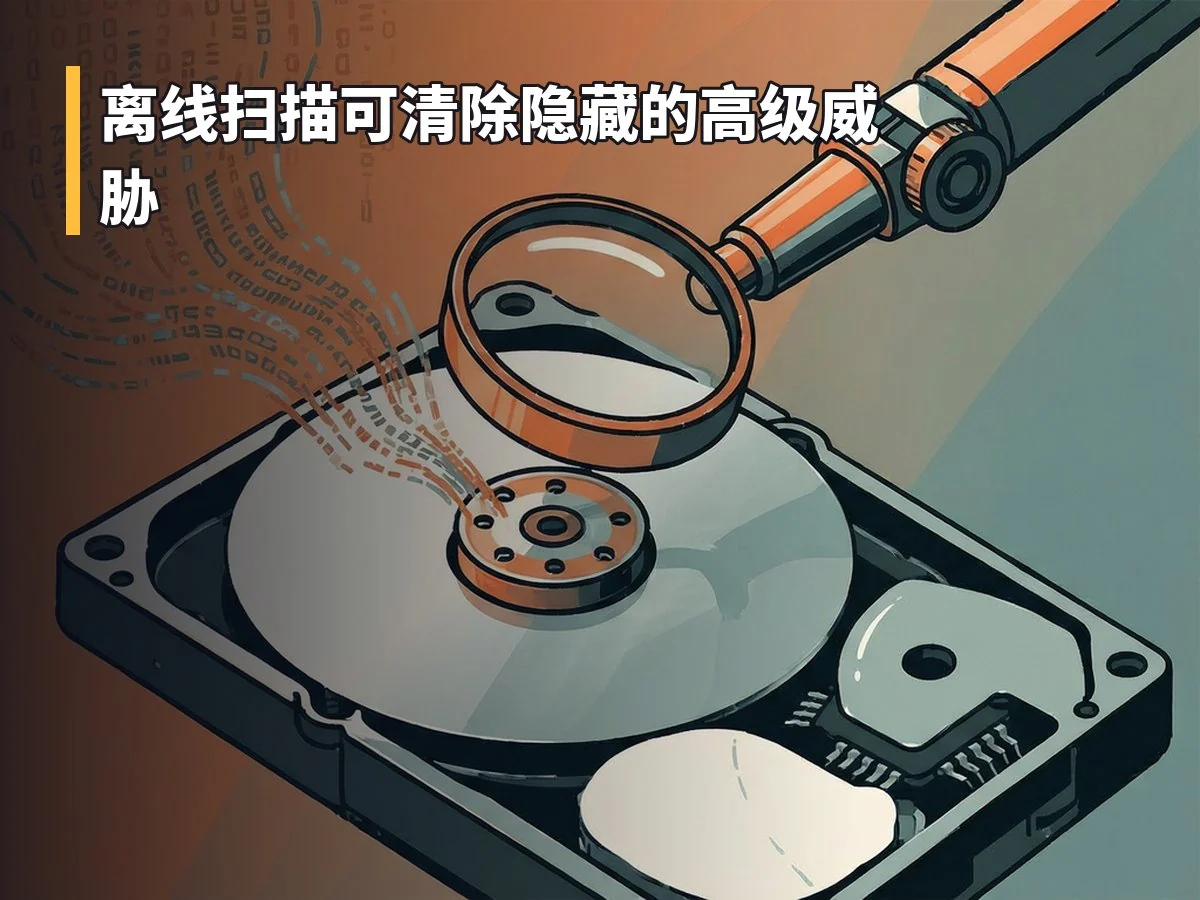 离线扫描可清除隐藏的高级威胁