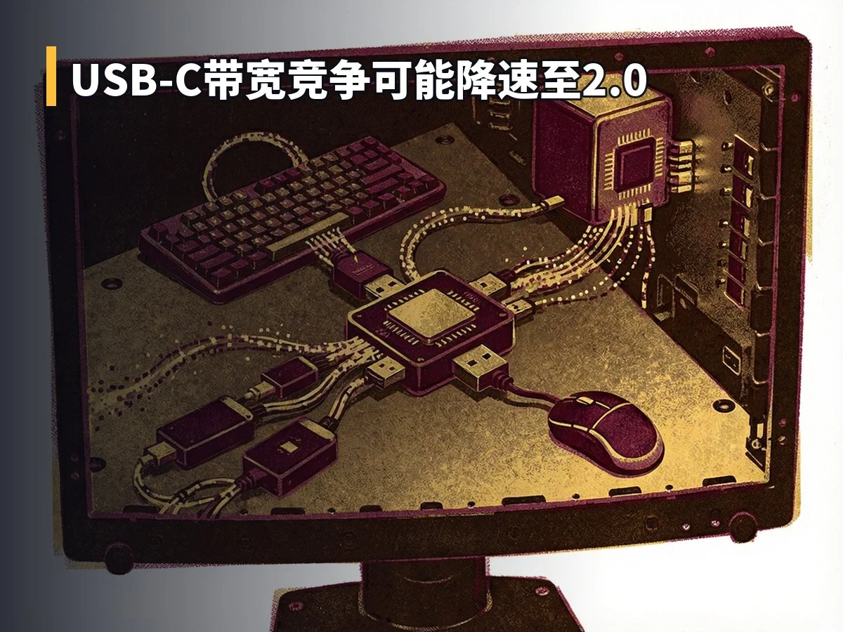 USB-C带宽竞争可能降速至2.0