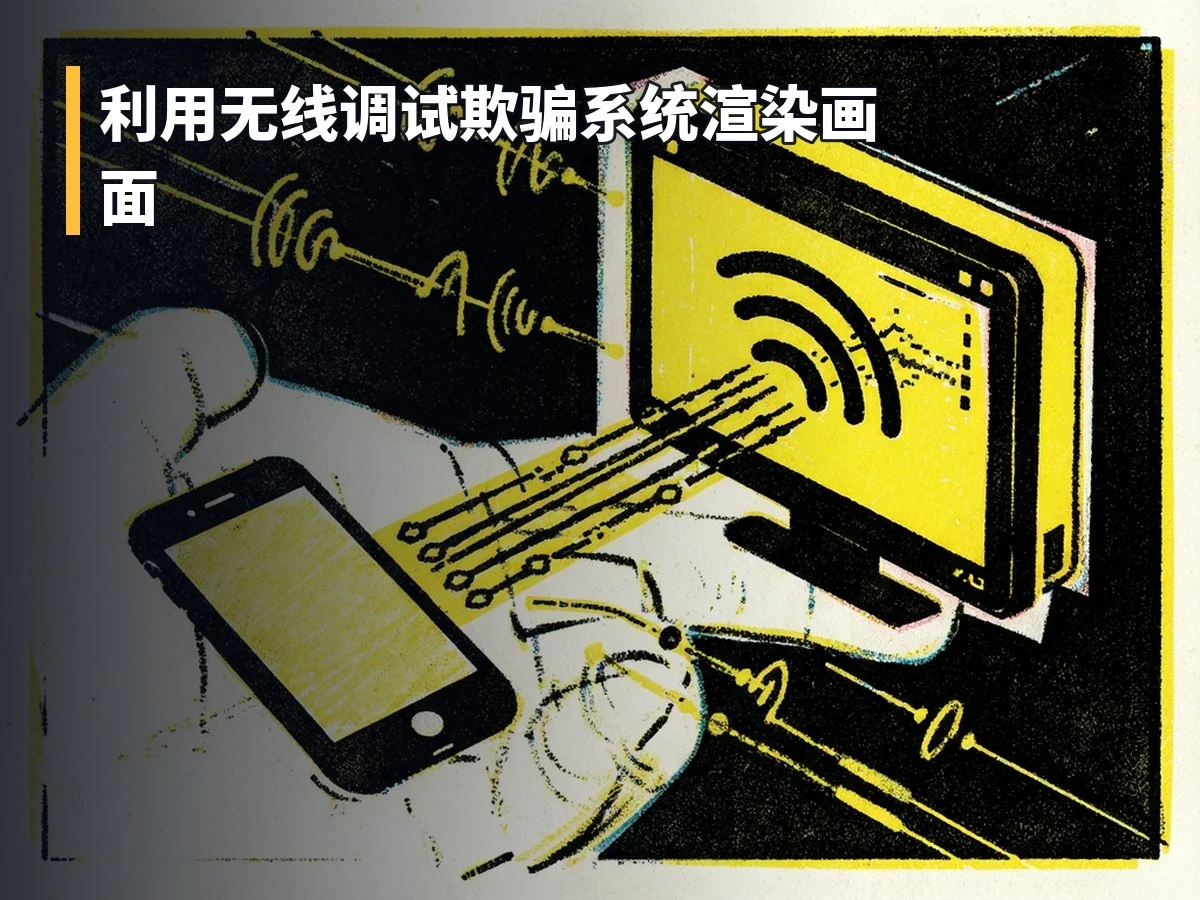 利用无线调试欺骗系统渲染画面