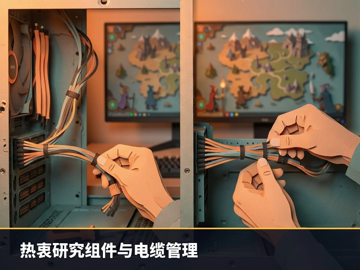 热衷研究组件与电缆管理