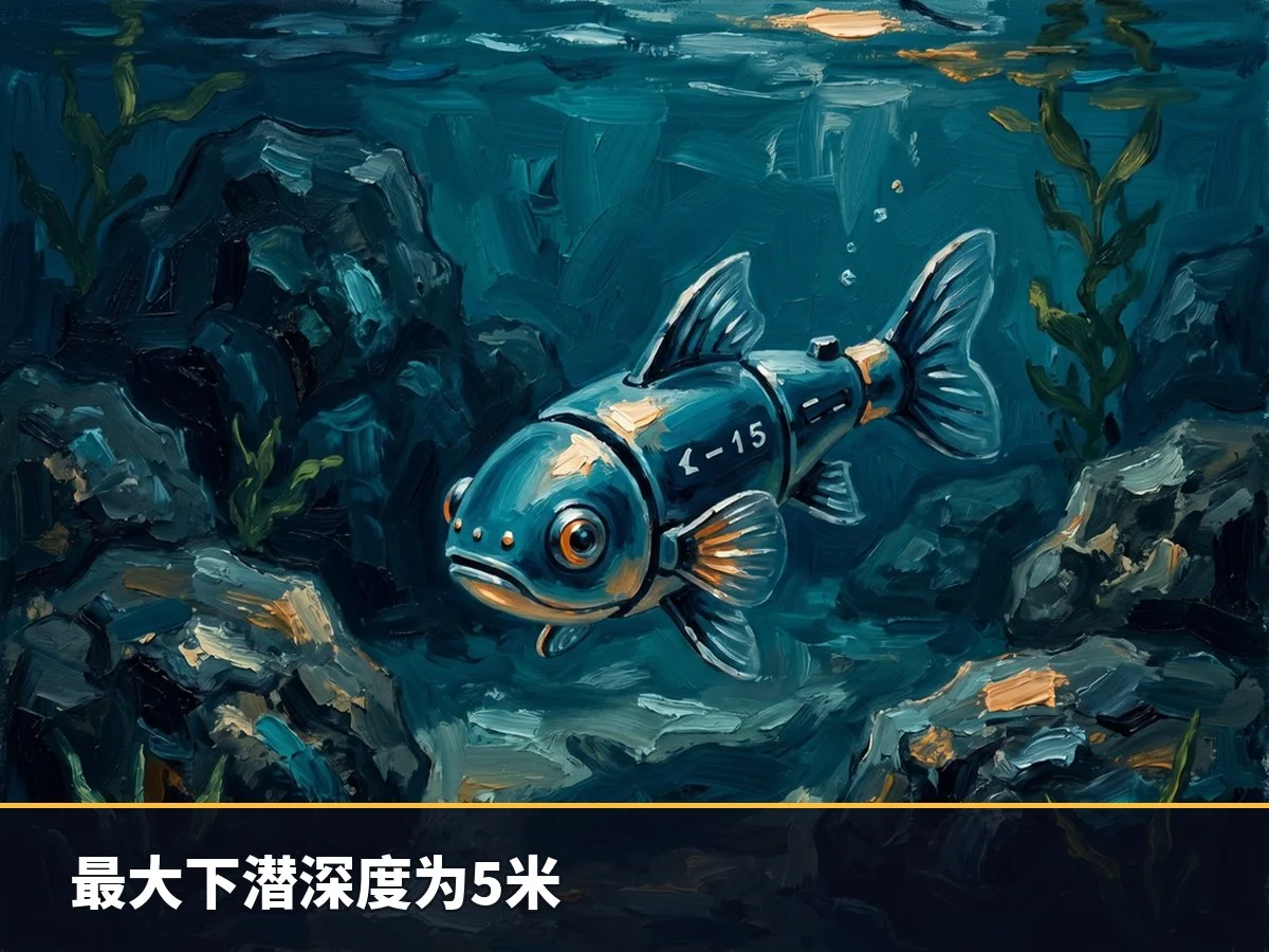 最大下潜深度为5米