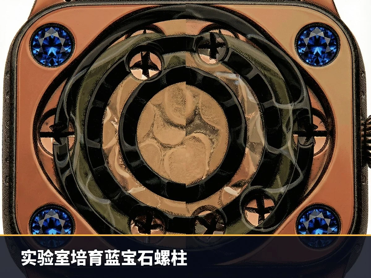 实验室培育蓝宝石螺柱