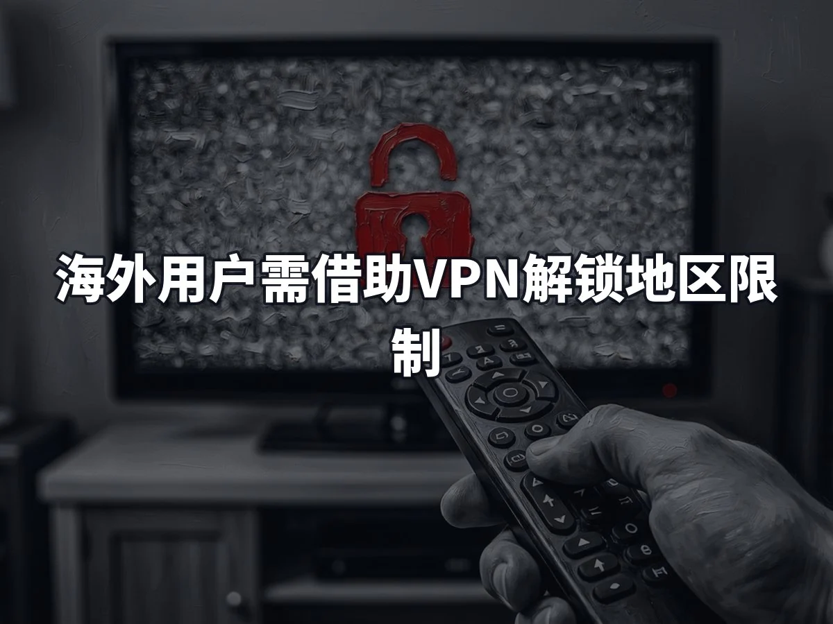海外用户需借助VPN解锁地区限制