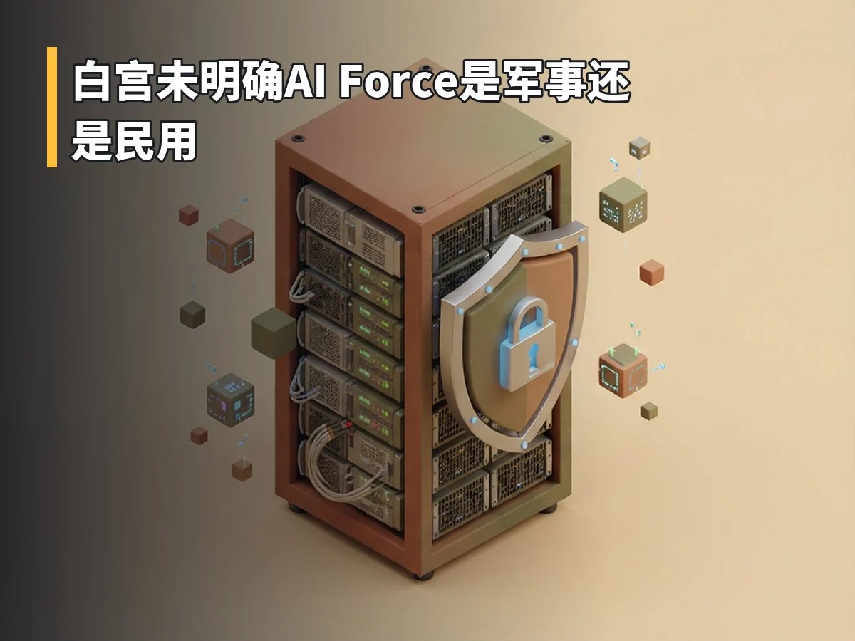 白宫未明确AI Force是军事还是民用