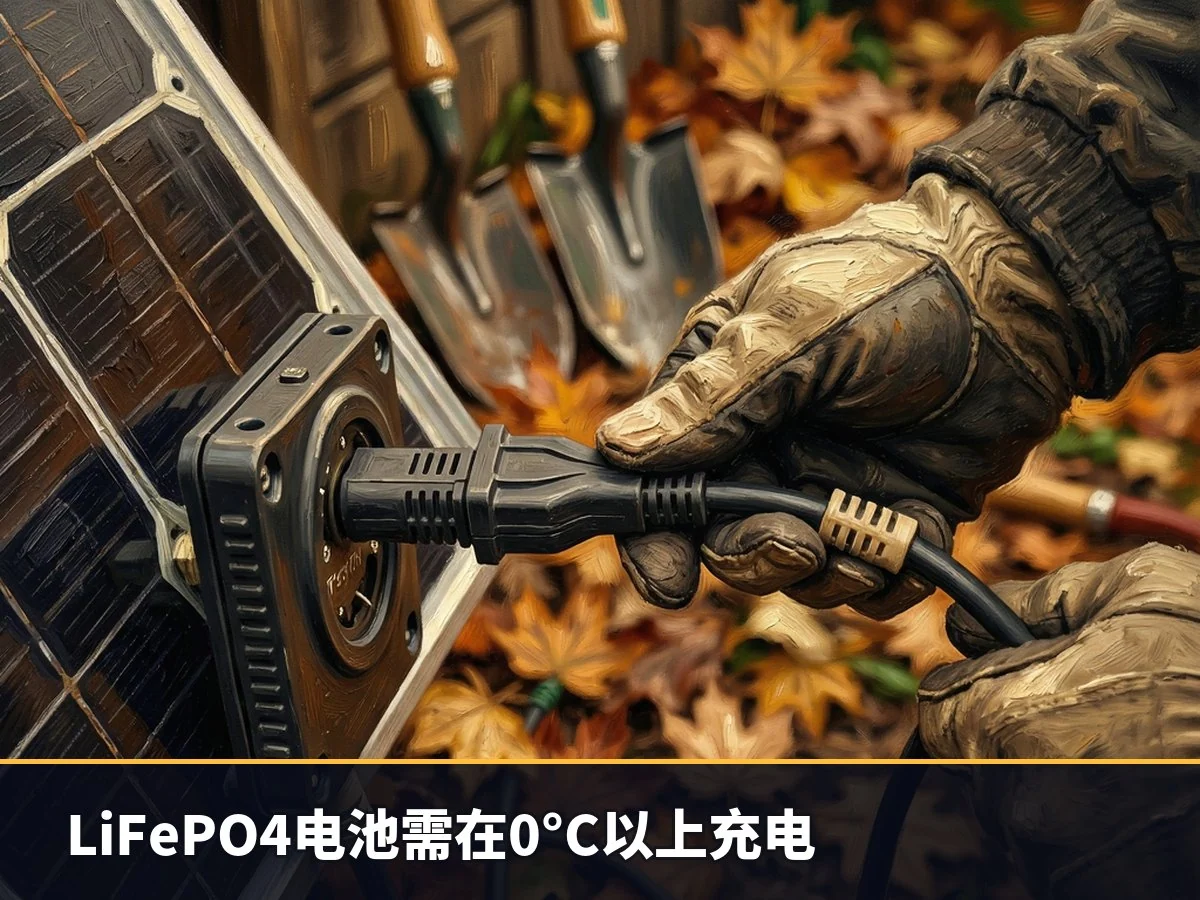 LiFePO4电池需在0°C以上充电