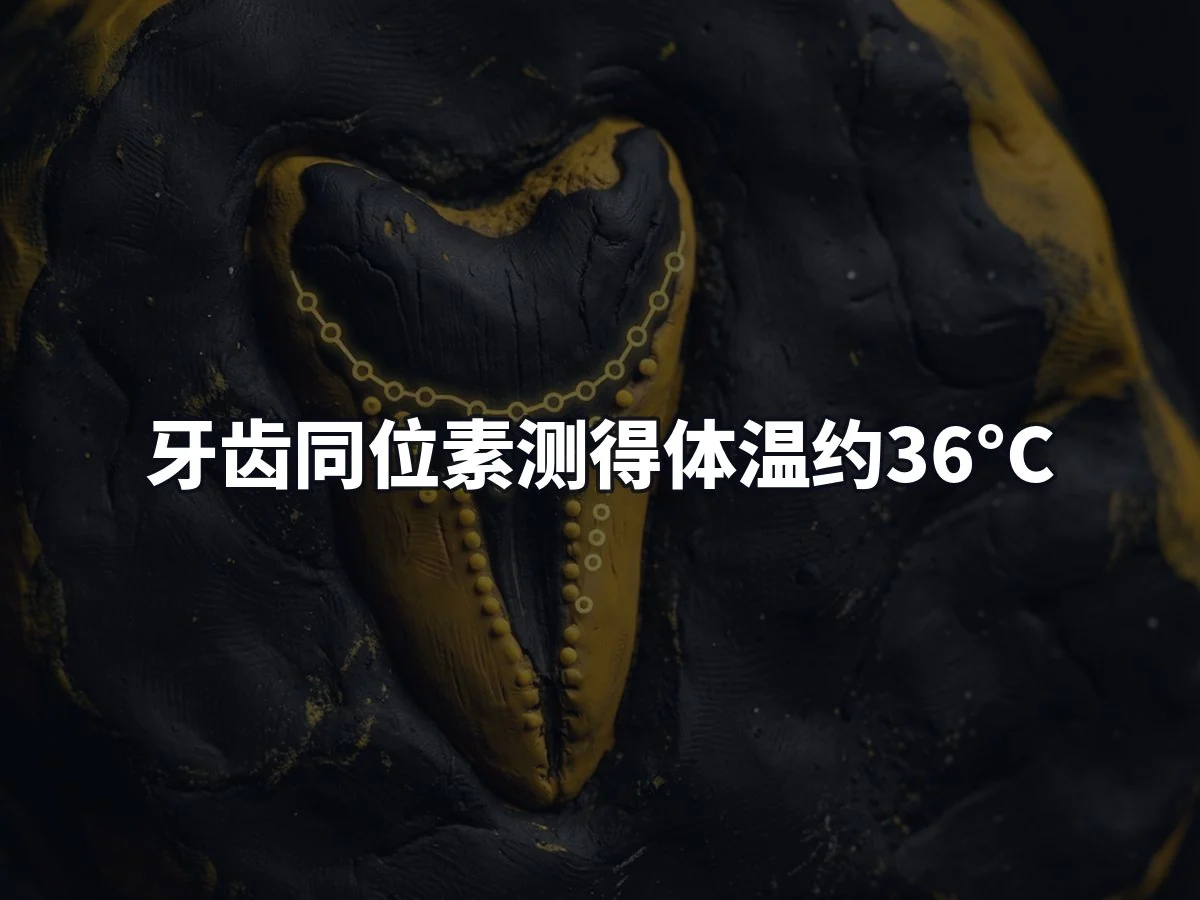 牙齿同位素测得体温约36°C