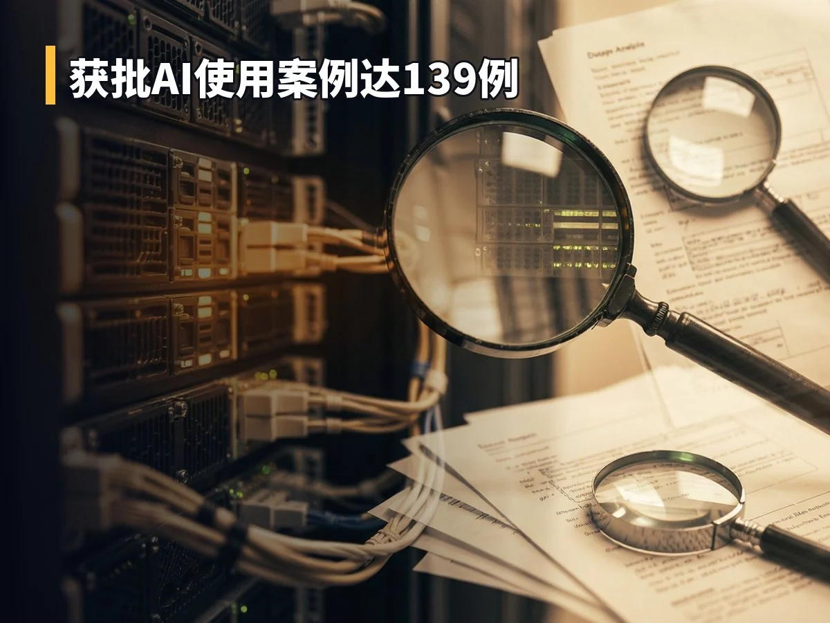 获批AI使用案例达139例