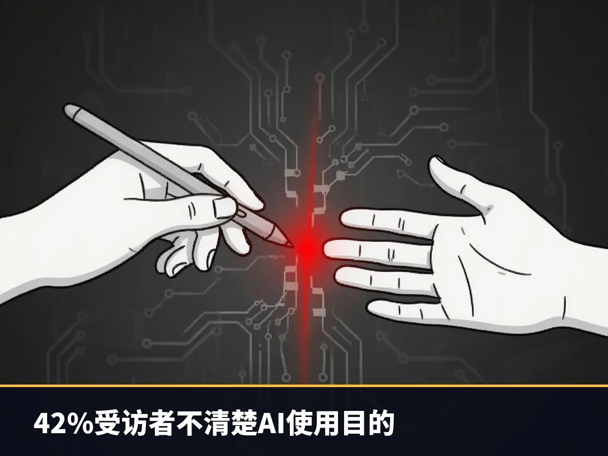 42%受访者不清楚AI使用目的