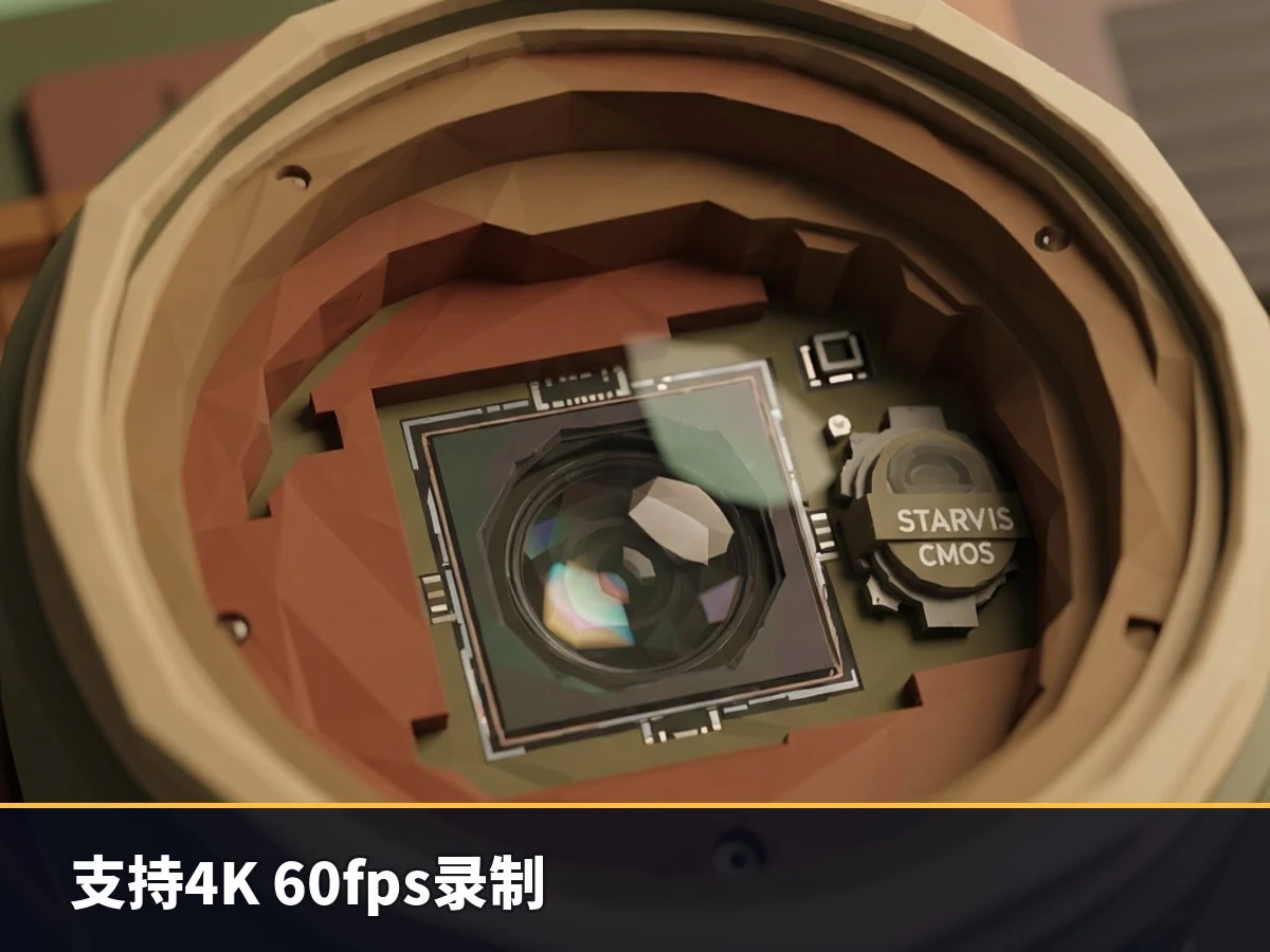 支持4K 60fps录制